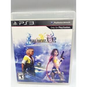 Final Fantasy X/X-2 HD Remaster (Sony PlayStation 3, PS3, 2014) - Manual Incld.